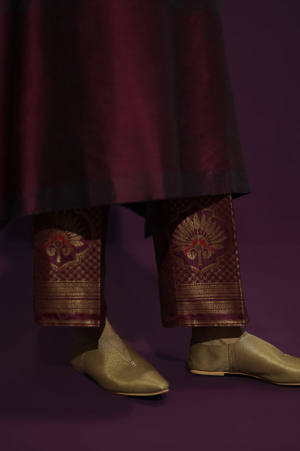 Silk Brocade Kurta Set