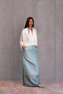 Silk Brocade Skirt