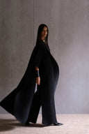 Pleated Kimono Cape
