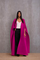 Pleated Kimono Cape