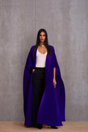 Pleated Kimono Cape