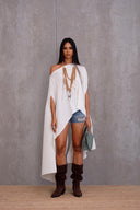 بونشو طويل مطوي