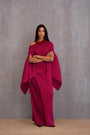 Pleated Short Poncho