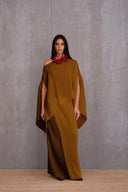 Pleated Short Poncho