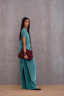 Pleated Tunic Set