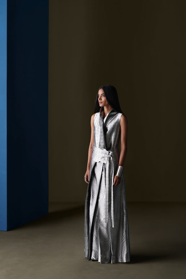 Silk Brocade Palazzo