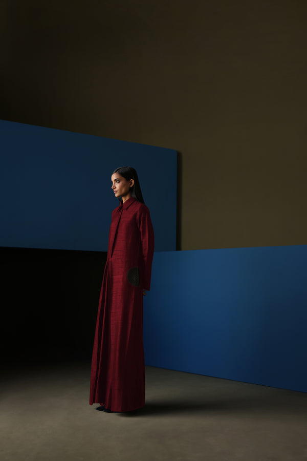Silk Shirt Dress