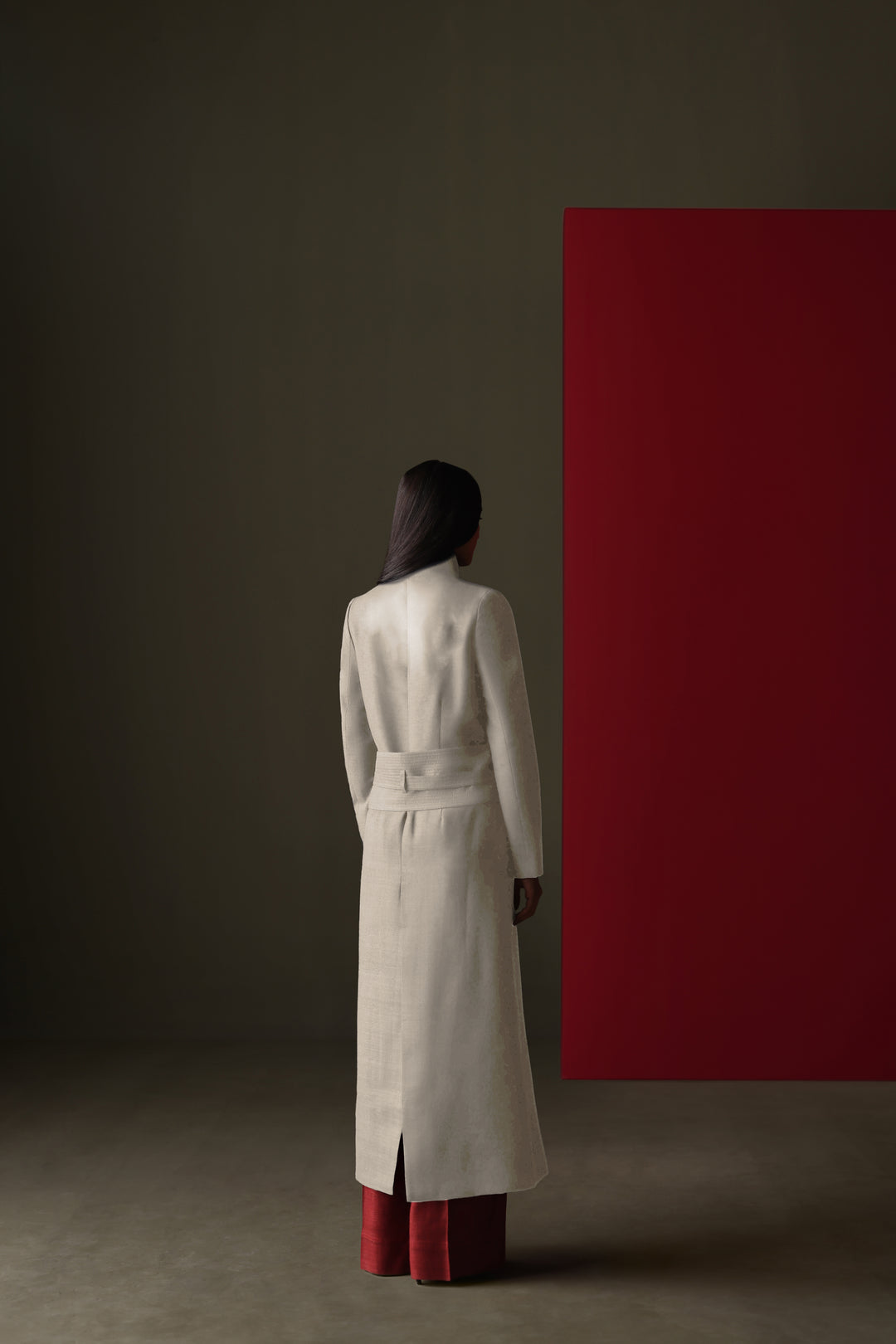 Silk Longline Jacket