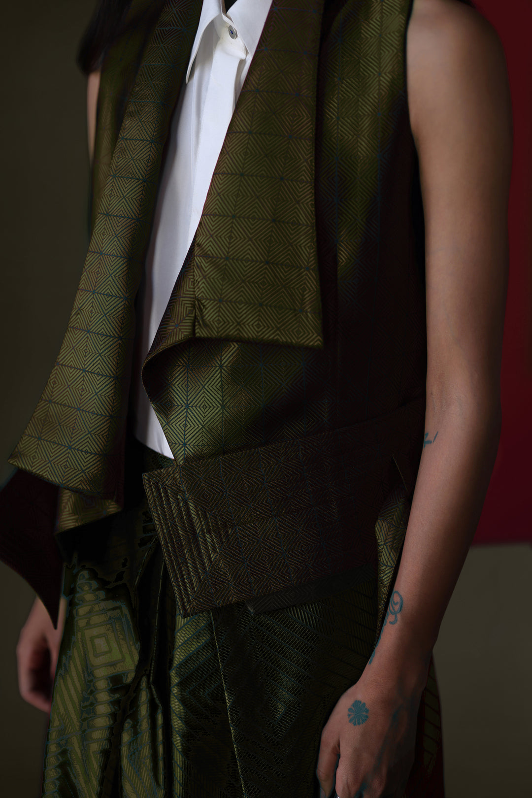 Silk Brocade Waistcoat