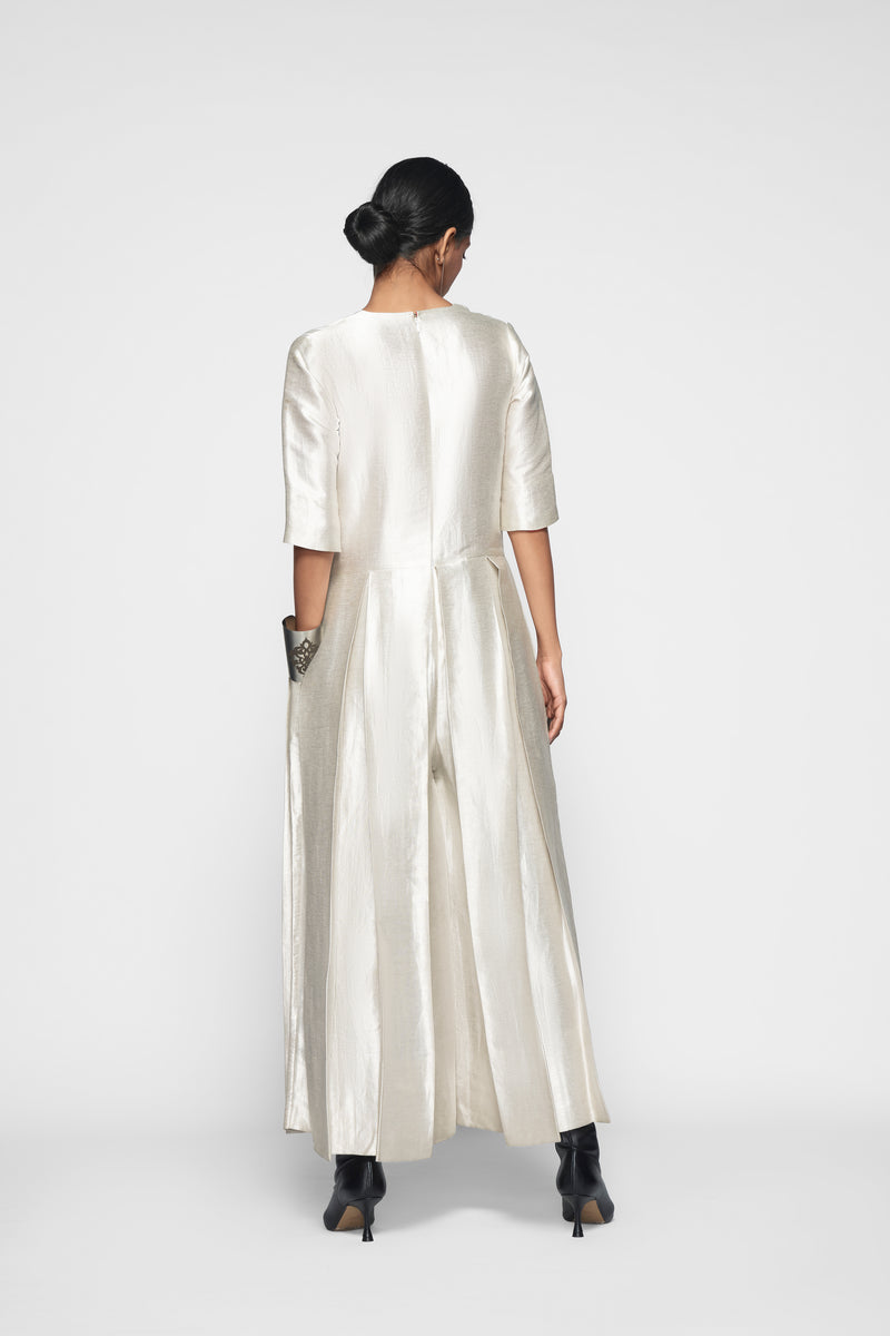 Handwoven Silk Brocade Jumpsuit