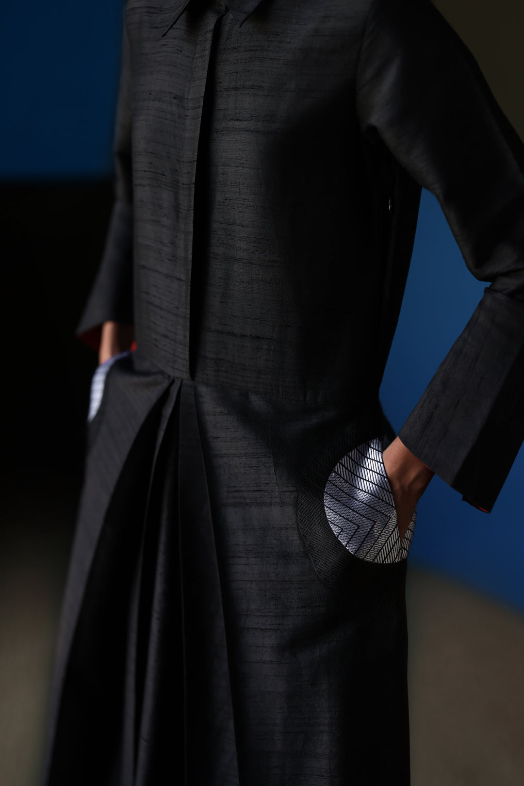 Silk Shirt Dress
