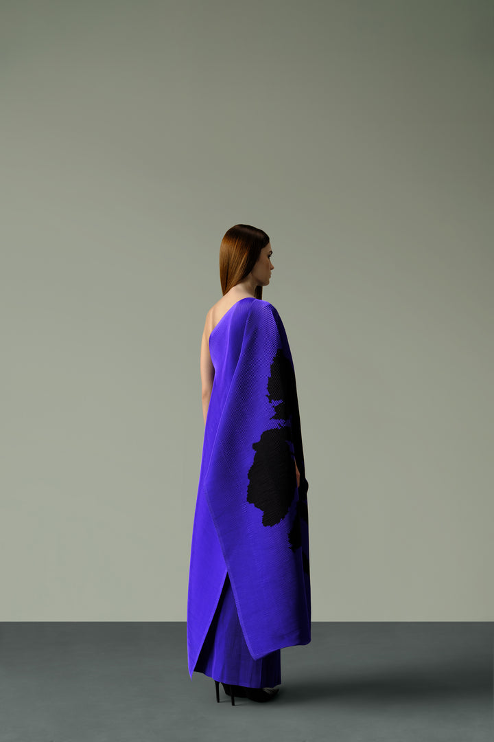 Pleated Wrap Skirt