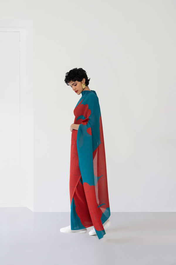 Pleated Sari