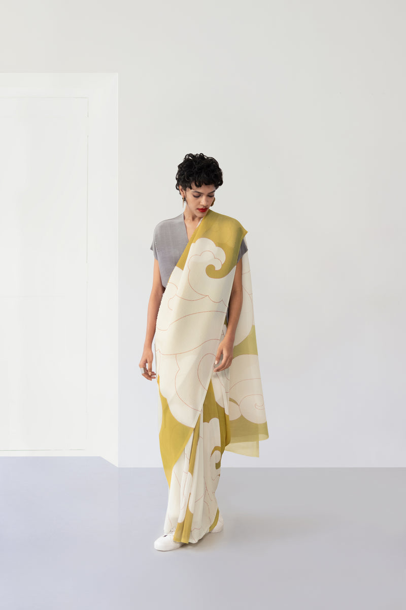 Pleated Sari