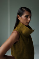 HANDWOVEN SILK WAISTCOAT