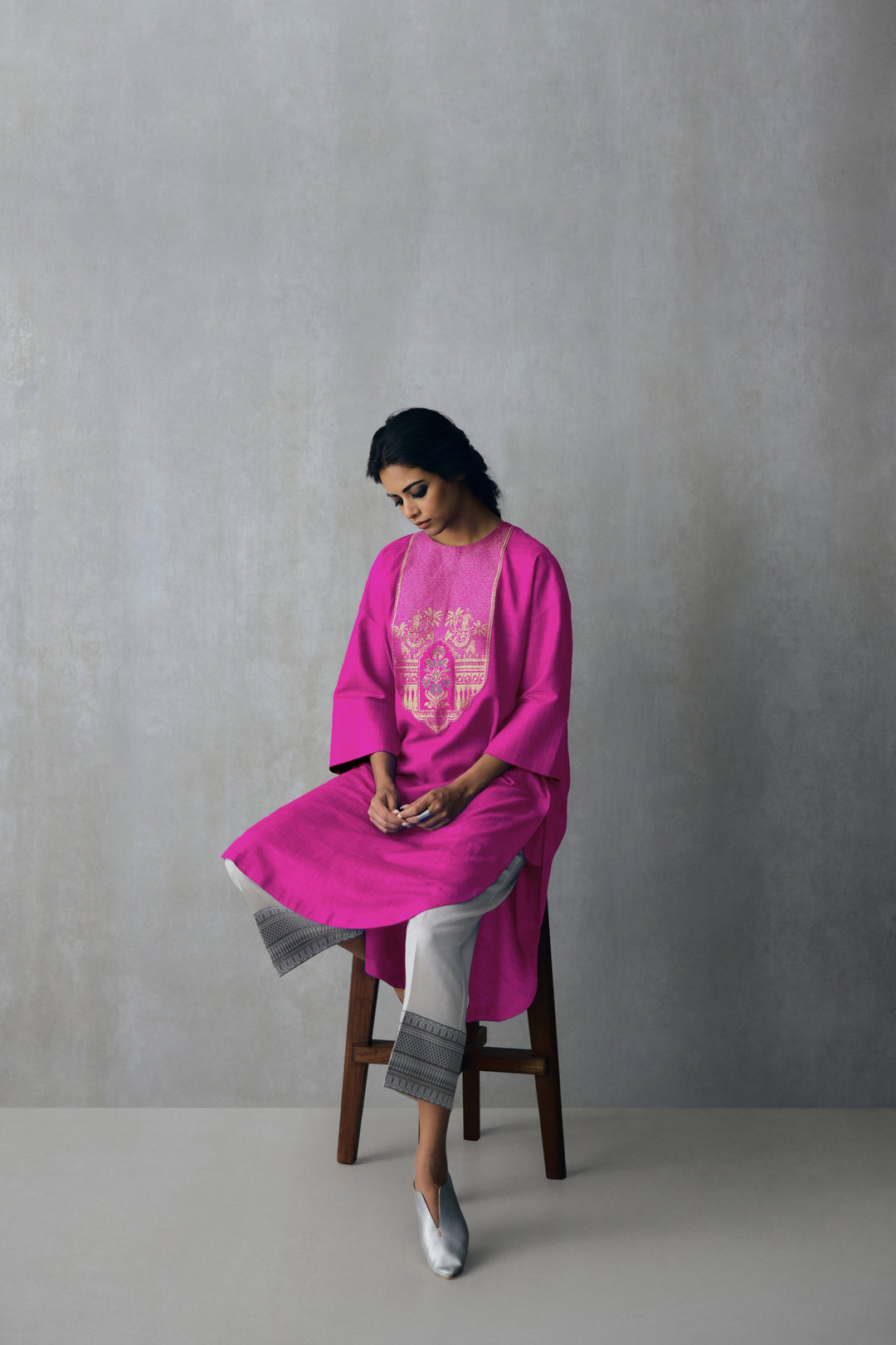 Silk Tunic Set