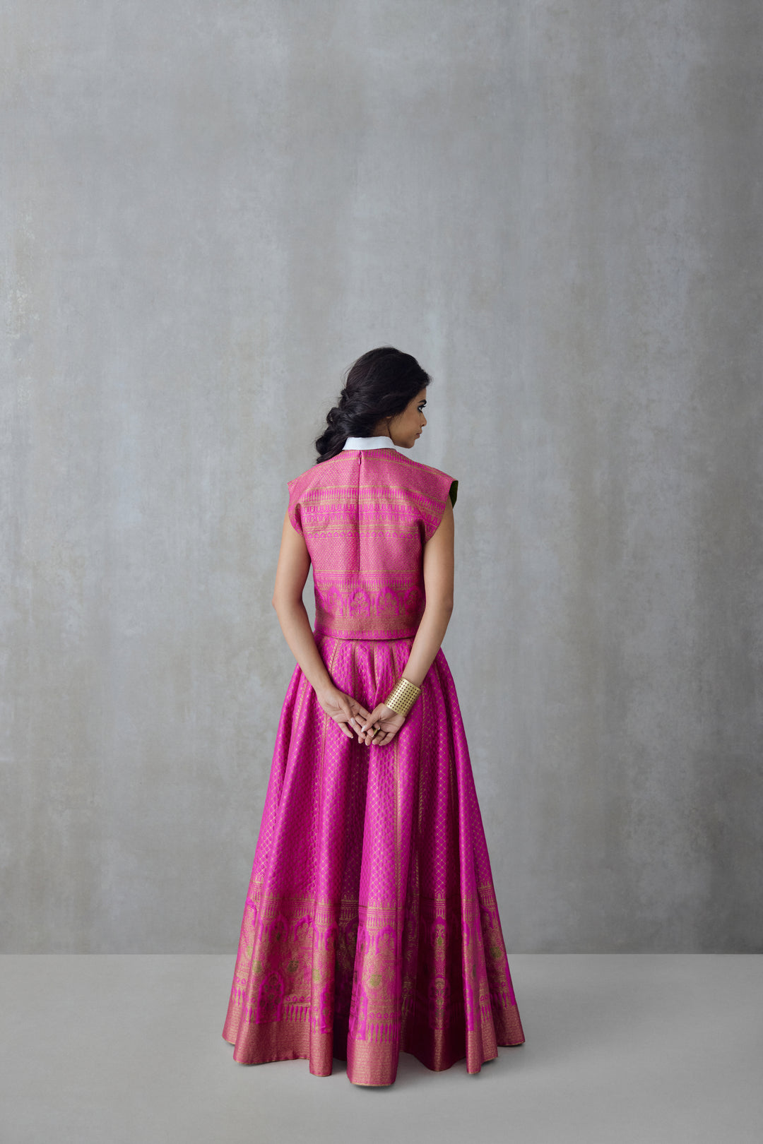 Silk Brocade Top