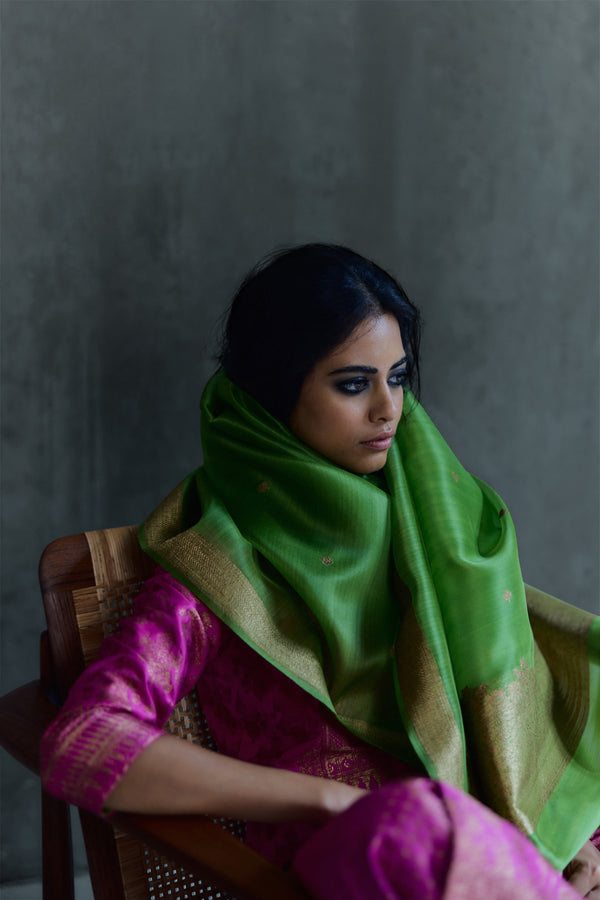 Silk Brocade Dupatta