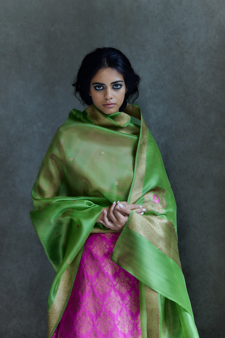 Silk Brocade Dupatta