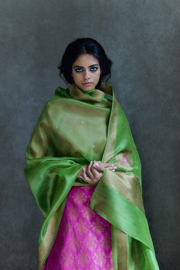 Silk Brocade Dupatta