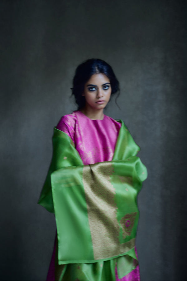 Silk Brocade Dupatta