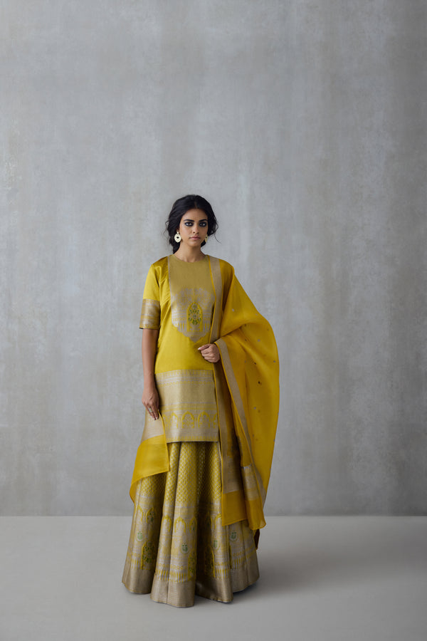 Silk Brocade Dupatta