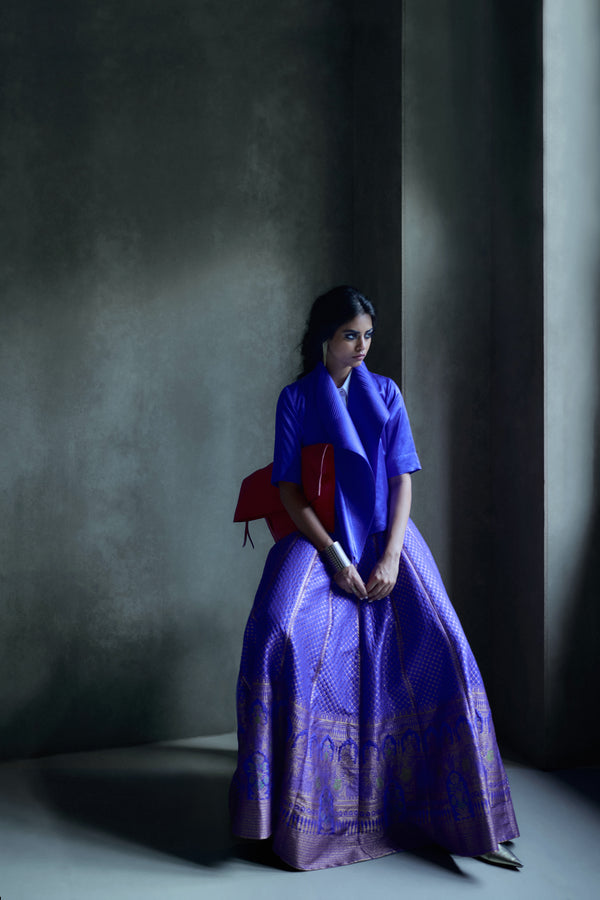 Silk Brocade Skirt