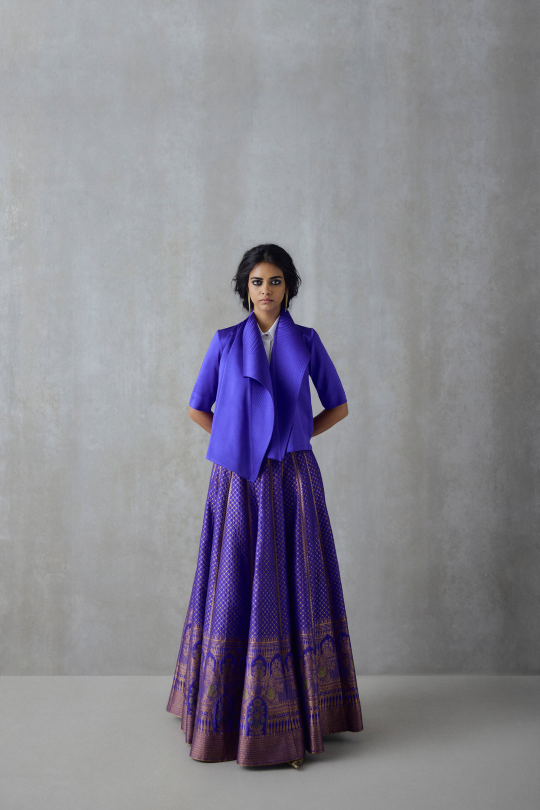 Silk Brocade Skirt