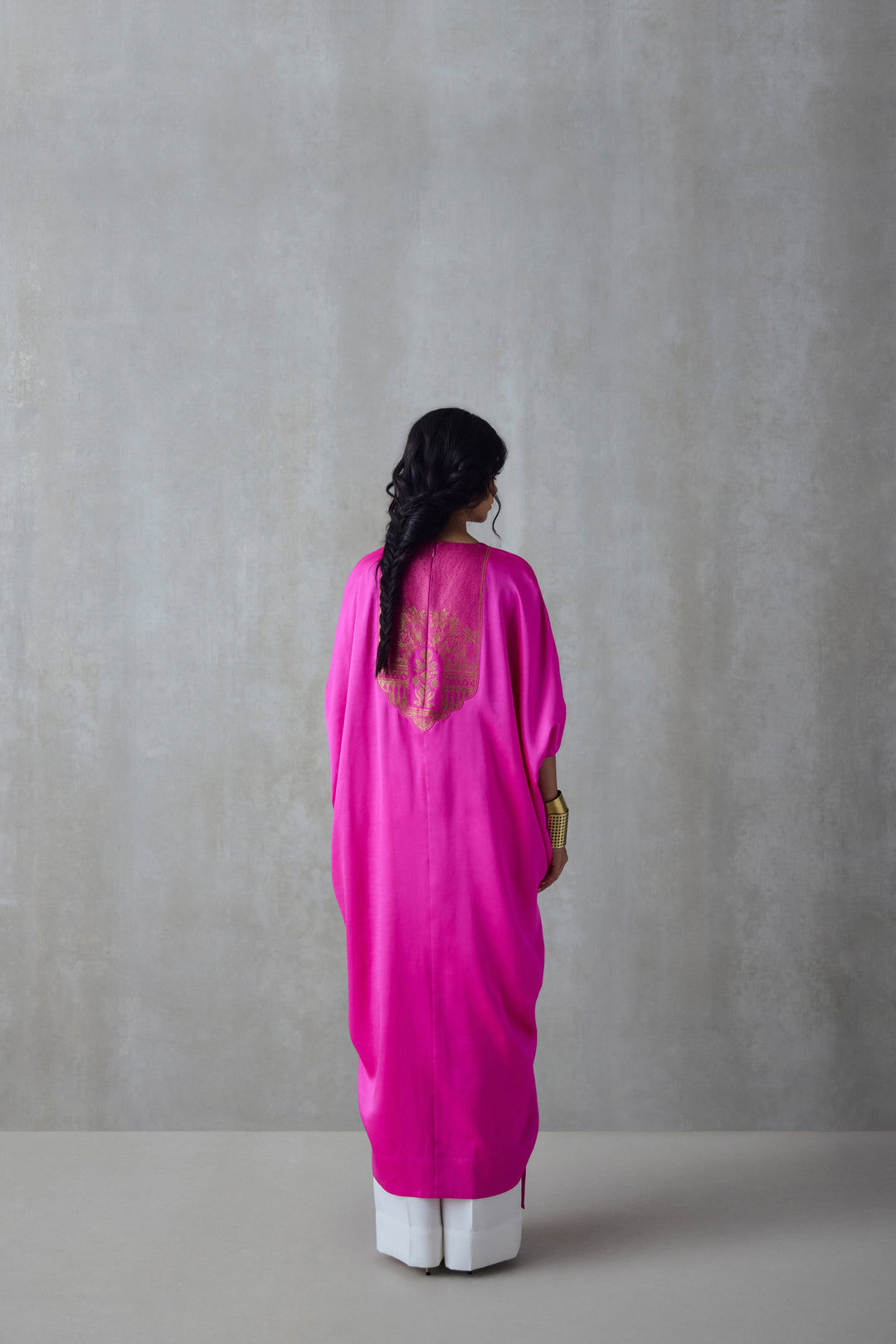 Silk Belted Dress