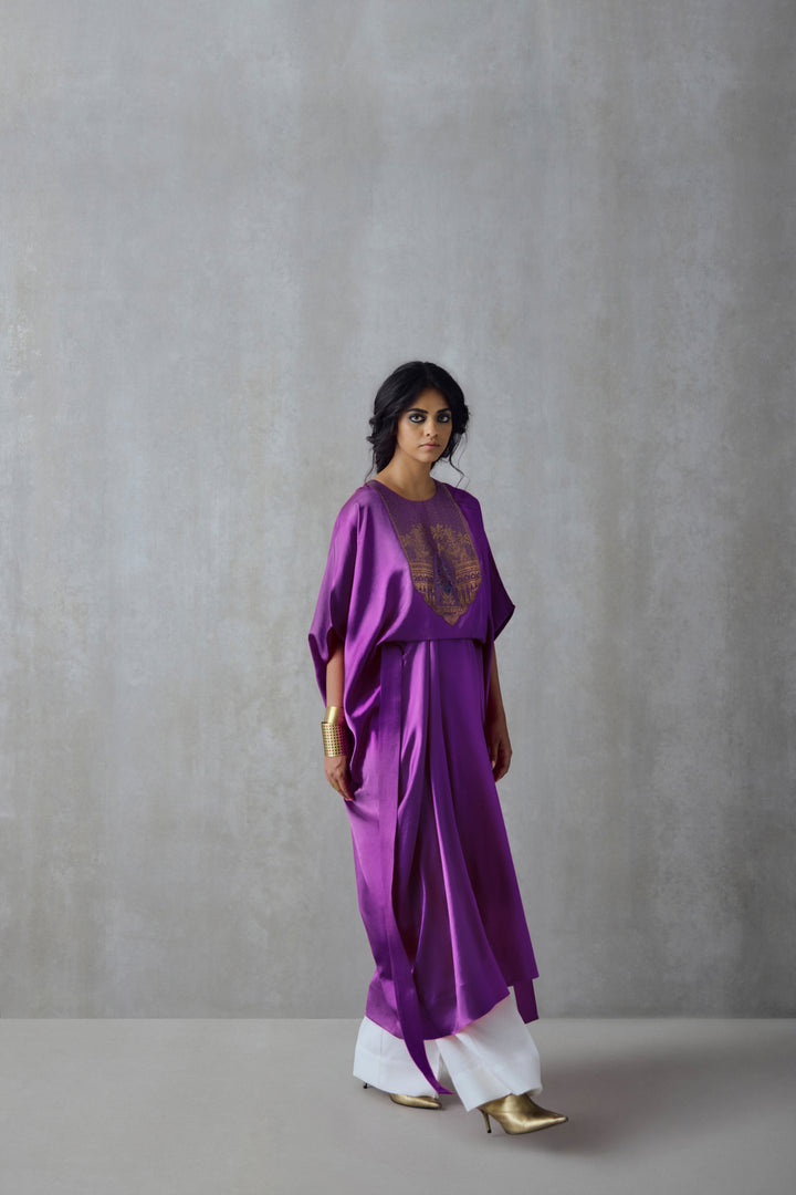 Silk Belted Dress