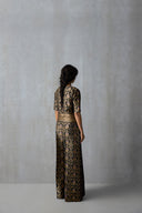 Silk Brocade Jumpsuit