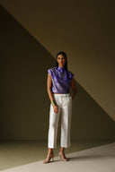 Silk Brocade Top
