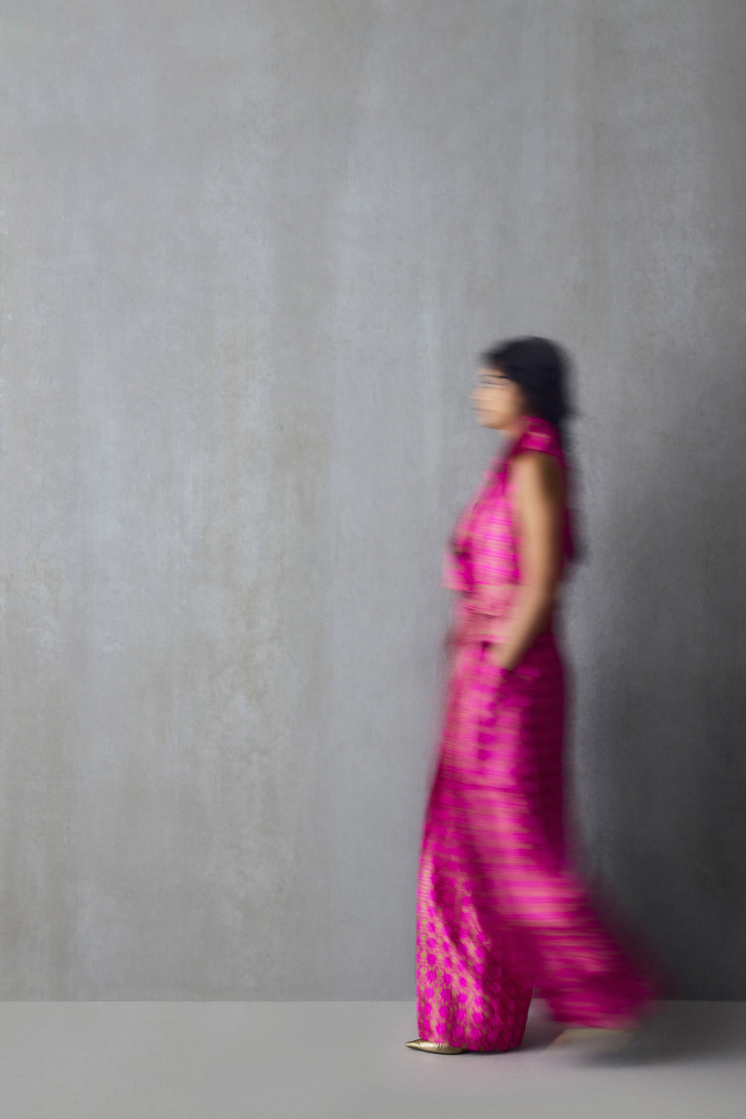 Silk Brocade Palazzo