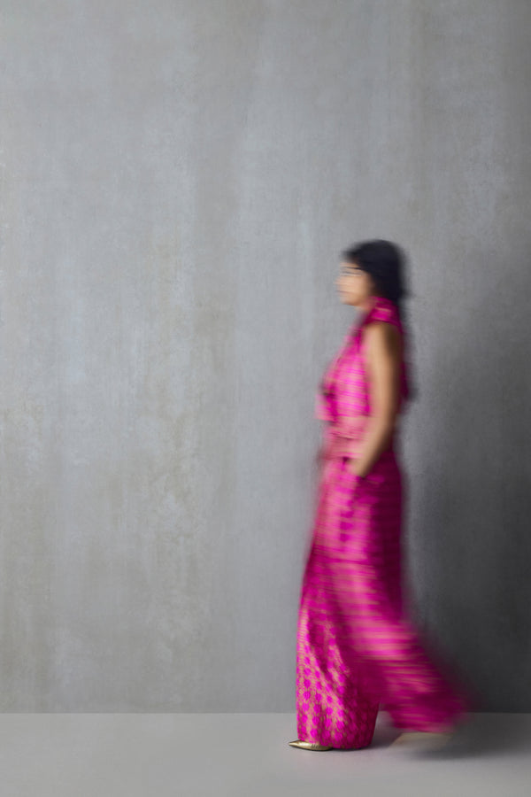 Silk Brocade Palazzo