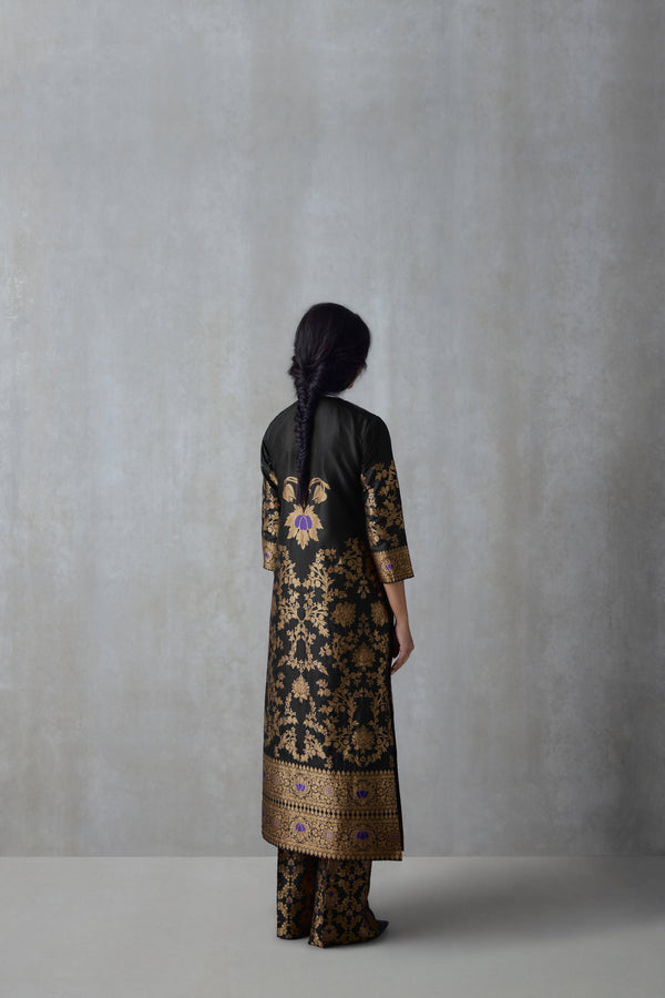 Silk Brocade Tunic Set