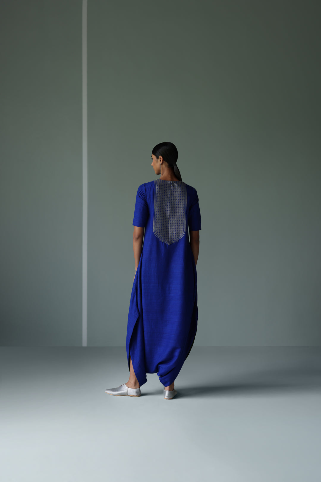 HANDWOVEN SILK JUMPSUIT