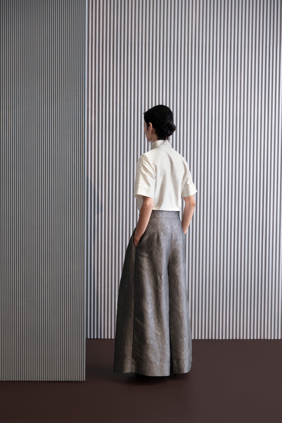 Handwoven Silk Brocade Palazzo