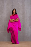 Pleated Short Poncho