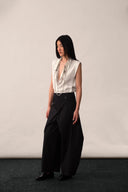 Poplin Wrap Palazzo
