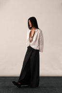 Poplin Wrap Palazzo