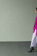 Pleated Short Poncho