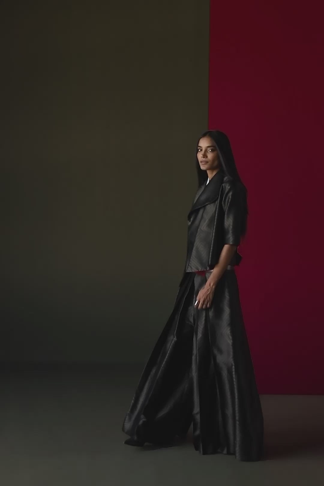 Silk Brocade Palazzo