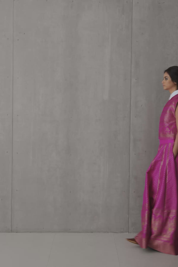 Silk Brocade Skirt