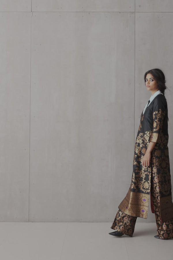 Silk Brocade Trouser