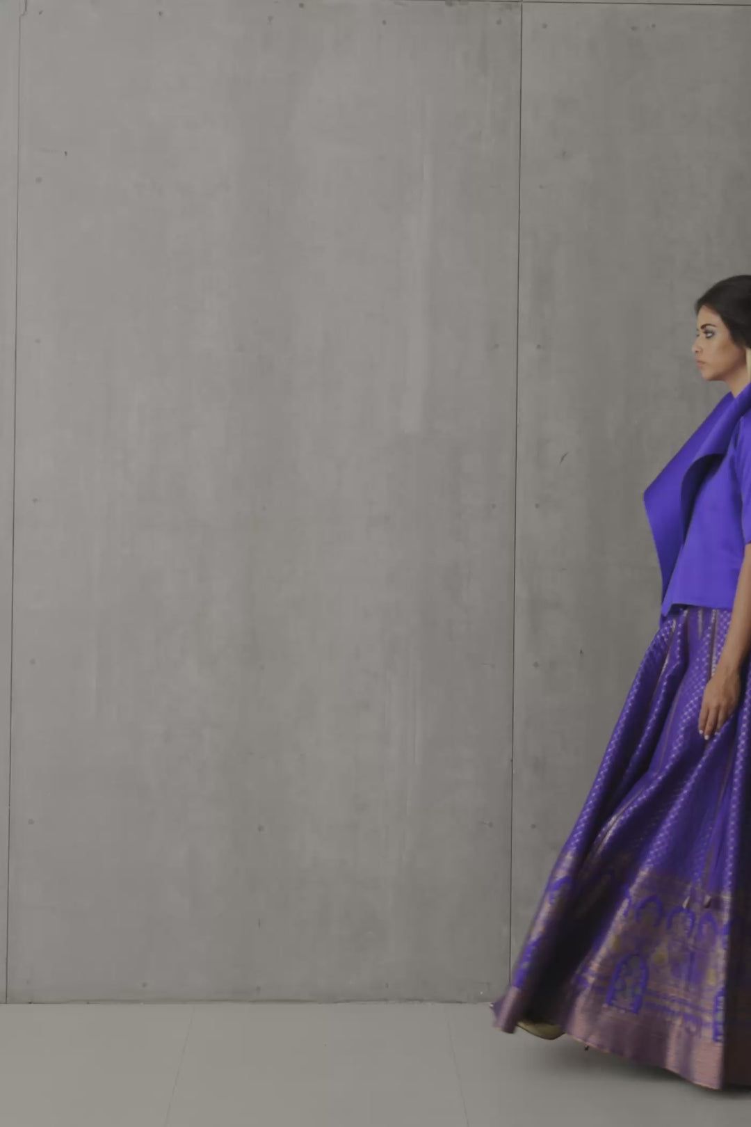 Silk Brocade Skirt