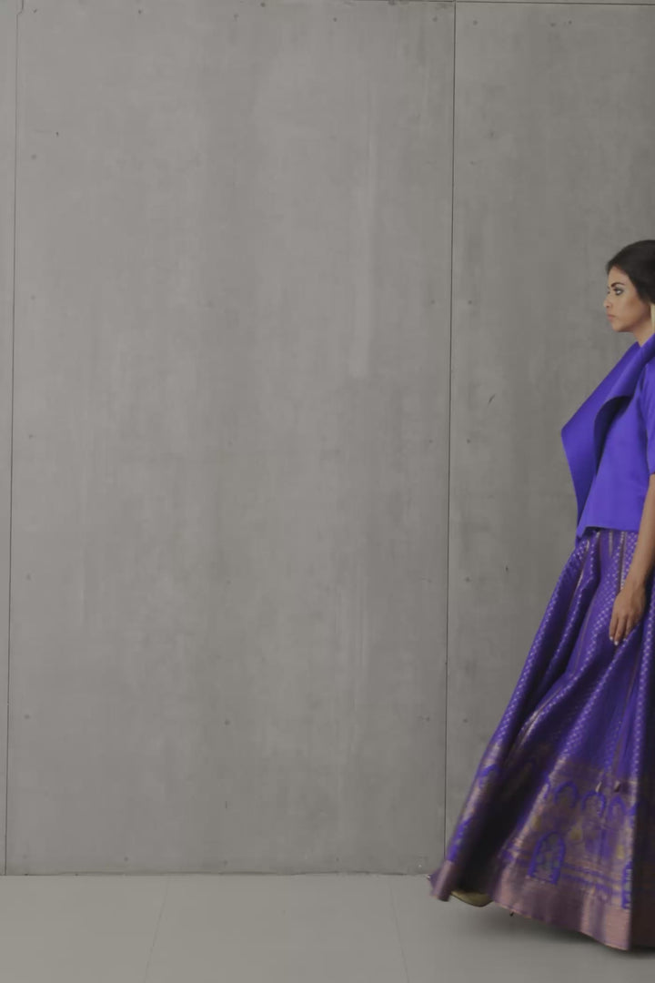 Silk Brocade Skirt