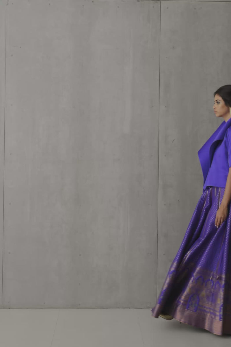 Silk Brocade Skirt