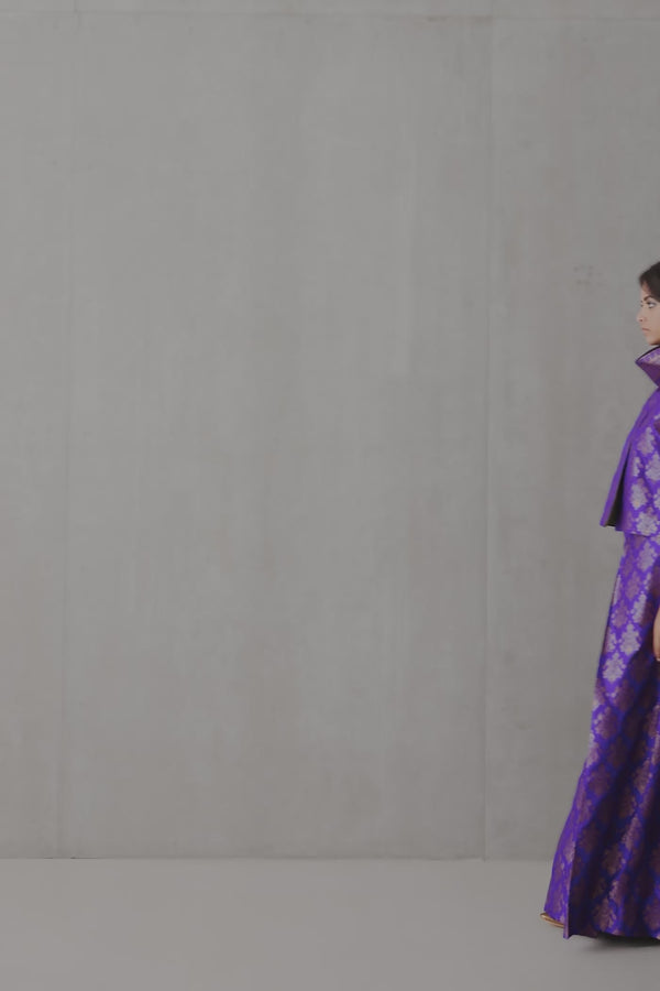 Silk Brocade Palazzo