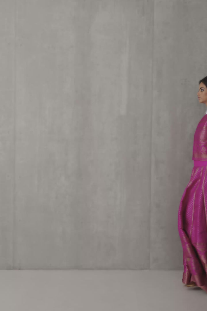 Silk Brocade Skirt