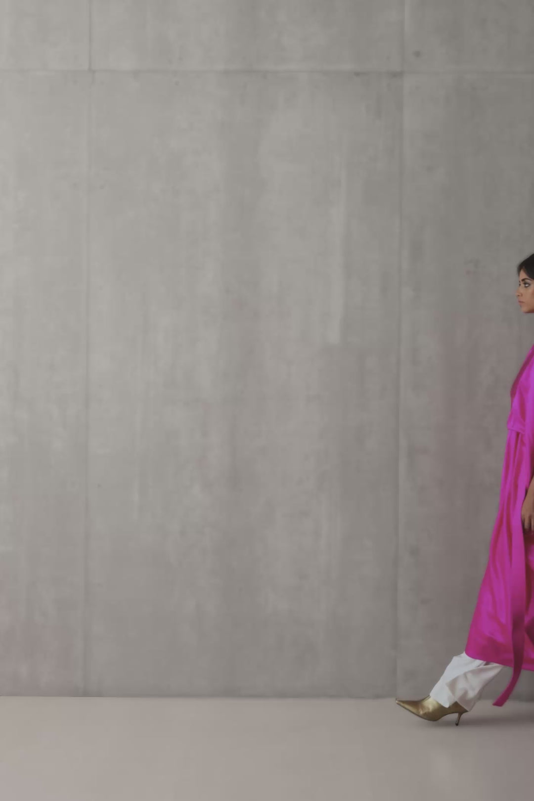 Silk Belted Dress